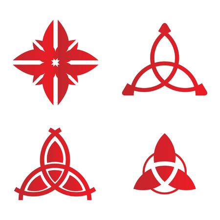 Abstract Symbol icon Templateのイラスト素材