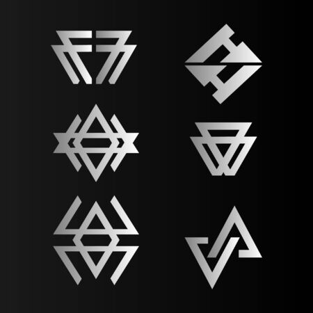 Abstract Symbol icon Templateのイラスト素材