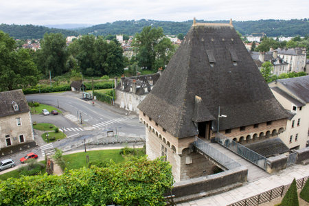 The Chateau of Pau, a French commune on the northern edge of the Pyrenees.のeditorial素材