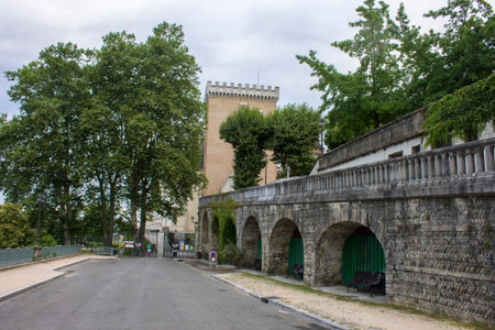 The Chateau of Pau, a French commune on the northern edge of the Pyrenees.のeditorial素材