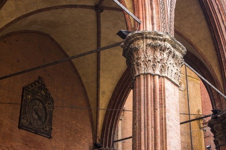 The Porticoes of the medieval city of Bologna, Italy, part of the Unesco Tentative Lists for World Heritage Site.のeditorial素材