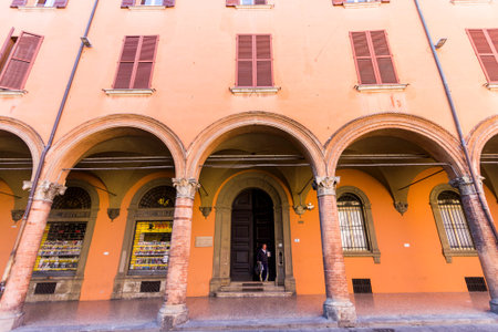 The Porticoes of the medieval city of Bologna, Italy, part of the Unesco Tentative Lists for World...