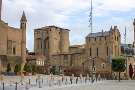 The Palais de la Berbie in Albi, France, now the Toulouse-Lautrec Museumのeditorial素材