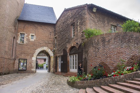 The Palais de la Berbie in Albi, France, now the Toulouse-Lautrec Museumのeditorial素材
