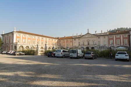 Villa Fenaroli Palace, a Lombard villa located in Rezzato in the province of Brescia, Lombardy, Italyのeditorial素材