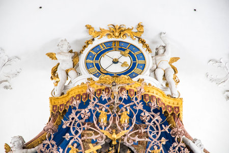 Altar depicting the Tree of Jesse inside the collegiate church of Stift Stams, a baroque Cistercian...