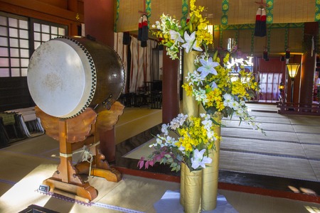 Futarasan jinja, a Shinto shrine in the city of Nikko, Japan. A World Heritage Site since 1999のeditorial素材