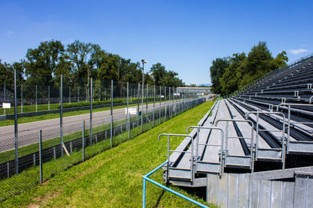 The Autodromo Nazionale Monza, a race track located near the city of Monza, north of Milan, in Italy