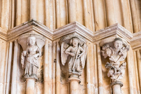 Batalha, Portugal. Details of the Tomb of the Unknown Soldier inside the Monastery of Santa Maria da...