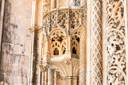 Batalha, Portugal. The Capelas Imperfeitas (Unfinished Chapels), part of the Monastery of Saint...