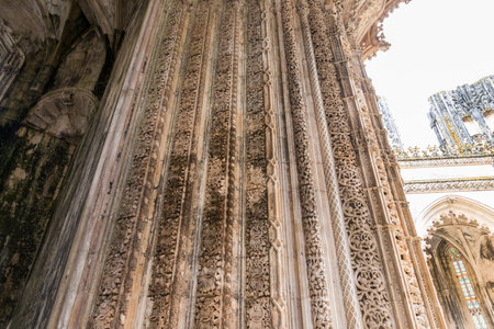 Batalha, Portugal. The Capelas Imperfeitas (Unfinished Chapels), part of the Monastery of Saint...