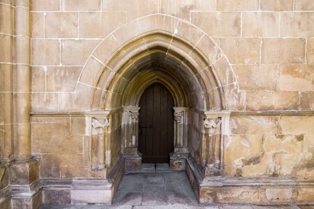 Batalha, Portugal. Inside the church nave of the Monastery of Santa Maria da Vitoria (Our Lady of the Victory). A World Heritage Siteのeditorial素材