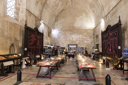 Batalha, Portugal. The old refectory of the Monastery of Santa Maria da Vitoria, now museum of the Tomb of the Unknown Soldier and abbey shopのeditorial素材