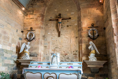 Camaret-sur-Mer, France. The Chapelle Notre-Dame-de-Rocamadour (Our Lady of Rocamadour Chapel), a...