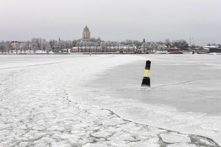 Helsinki, Finland. Buildings and fortifications of the fortress island of Suomenlinna.の写真素材