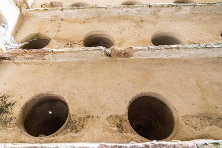 Barbate, Spain. The Palomar de la Brena, largest dovecote in the world inside a 18th century ranch and estate in the province of Cadiz, Andalusiaの写真素材