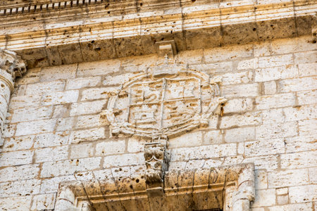Castromonte, Spain. The Roman Catholic church of the monastery of La Santa Espina (Holy Thorn)の写真素材