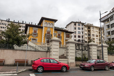Cangas del Narcea, Spain. The Chalet del Soliso in this traditional town in Asturias