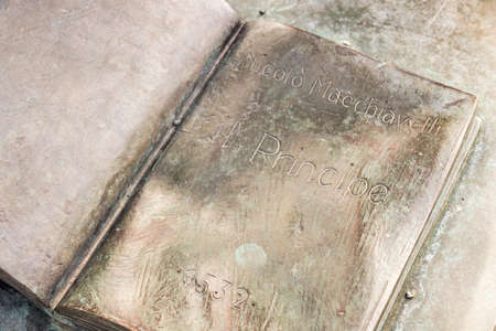 Hannover, Germany. The Denkmal der Gottinger Sieben (Monument to the Gottingen Seven), a sculpture complex dedicated to seven university professorsのeditorial素材