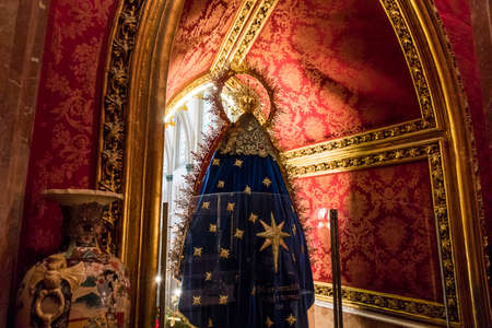 Chipiona, Spain. The Santuario de la Virgen de Regla (Shrine of Our Lady of Regla)のeditorial素材