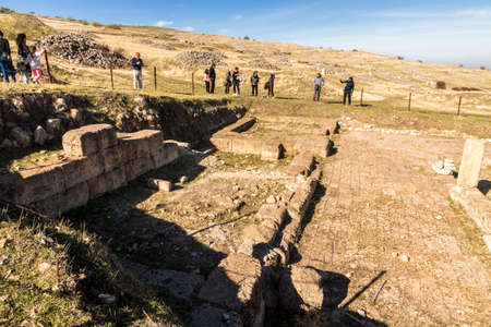 Acinipo, Spain. Ruins of the ancient Roman city of Acinipo, near Ronda,のeditorial素材