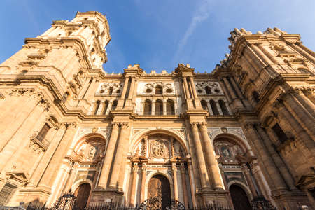 Malaga, Spain. The Cathedral of Nuestra Senora de la Encarnacion (Our Lady of the Incarnation)の写真素材