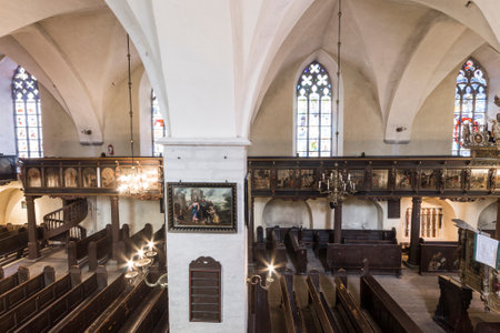 Tallinn, Estonia. The Church of the Holy Spirit (Puha Vaimu kirik)のeditorial素材