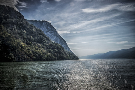 Danube at Djerdap gorgeの写真素材