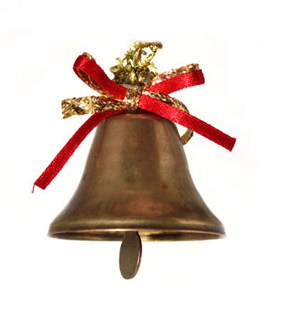 old golden metalic bellの写真素材