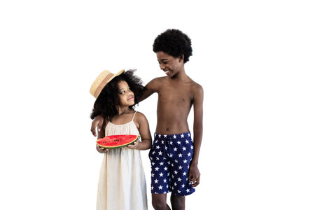 A portrait of an African American family embracing each other happily. A group of cheerful and cute...