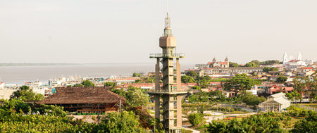 Aerial view of Mangal das GarÃ§as in BelÃ©m, ParÃ¡, Amazon, Brazil.