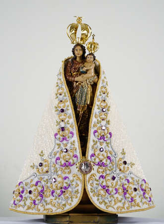 âImagem Peregrinaâ of Our Lady of Nazareth at CÃ­rio de NazarÃ©, the largest Marian procession of the world, which happens every October in BelÃ©m, ParÃ¡, Amazon, Brazil. October, 2018.の写真素材