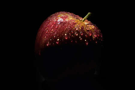 Low key apple - Low key appleの写真素材