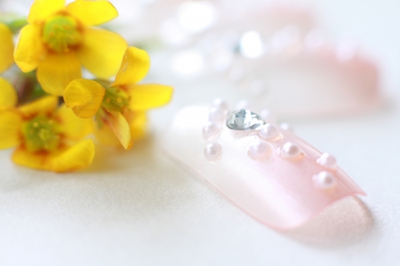 Nail chips for Nails salon imageの写真素材