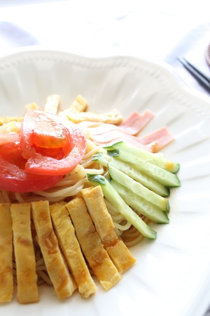 Chinese cuisine, summer cold noodlesの写真素材