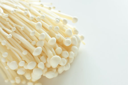 japanese mushroom, enokitake 