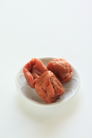 Japanese cuisine, pickled plum Umeboshiの写真素材