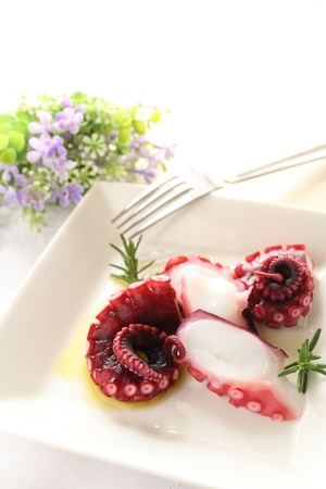 italian food, octopus carpaccioの写真素材