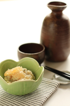 japanese cuisine, roe and waksbi sauce for gourmet imageの写真素材