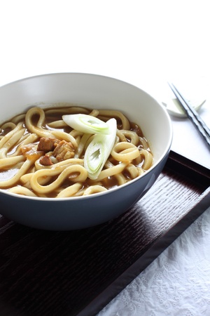 Japanese cuisine, curry udonの写真素材