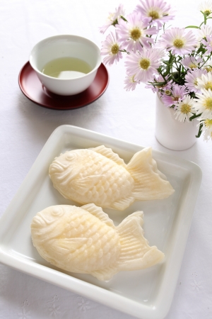 japanese Taiyaki by rice flour for new style wagashi imageの写真素材