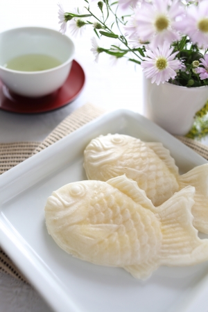 japanese Taiyaki by rice flour for new style wagashi imageの写真素材