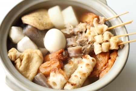 Japanese cuisine, hot pot Oden for winter food imageの写真素材