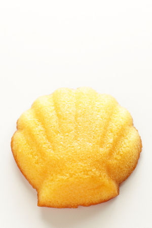 Close up of French confectionery, Madeleineの写真素材