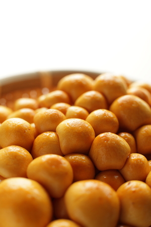 Japanese autumn vegetable, Nameko mushroomの写真素材