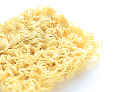 square instant ramen noodleの写真素材