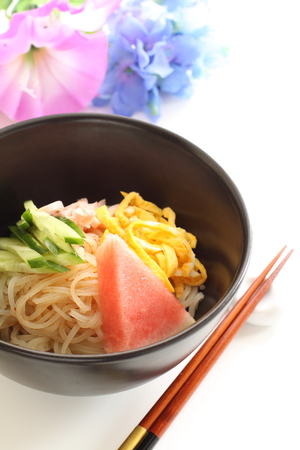 asian food, cold noodleの写真素材
