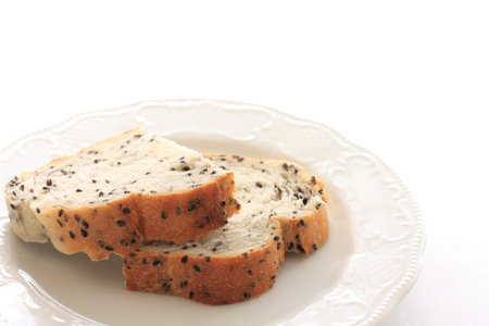 sliced sesame bread