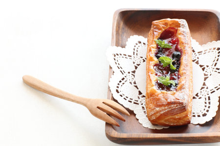 Homemade blue berry pie