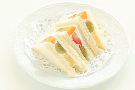 Mixed fruit sandwichの写真素材